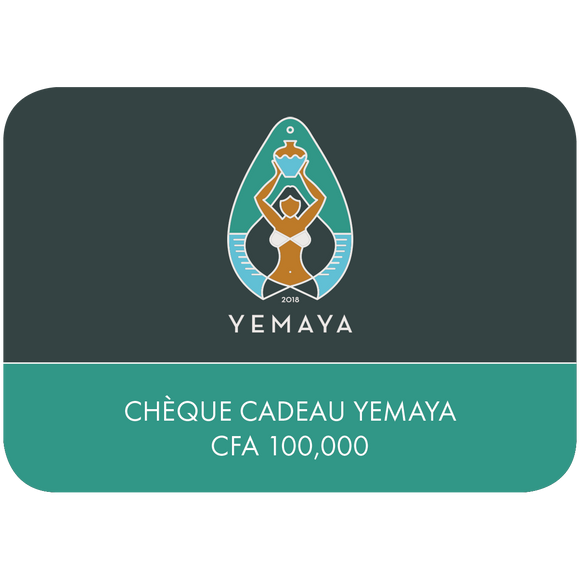 Chèque cadeau YEMAYA 100.000 F CFA