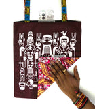 Tote bag "Sexual Africa" bordeaux