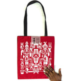 Tote bag "Sexual Africa" face rouge