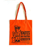 Tote bag "Foutou" orange