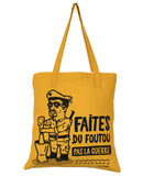 Tote bag "Foutou" jaune